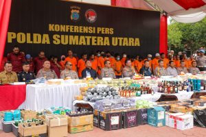 3.051 Tersangka Narkoba Diamankan Jajaran Poldasu di Tahun 2025