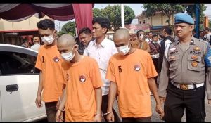 tersangka narkoba yang diringkus polisi.