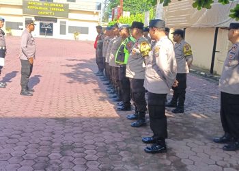 Polres Tanjungbalai Hadirkan Personel Untuk Pengamanan di Gereja