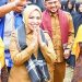 Bupati Labuhanbatu dr Hj Maya Hasmita (tengah) saat berada di Pondok Pesantren Modern Daarul Muhsinin. 