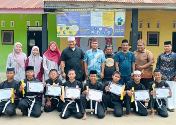 8 Pesilat Ikut UKT di Perguruan Silat KOSIBA Gelanggang Rahmatul Falah