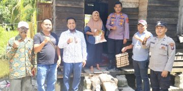 Sambut HUT Bhayangkara ke- 79, Polsek Teluk Nibung Bakti Sosial 