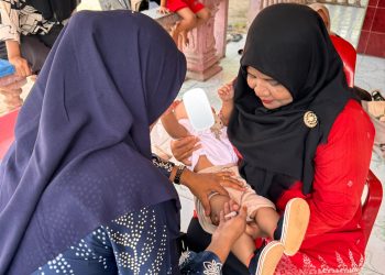 LP Labuhan Ruku Berikan Layanan Kesehatan Bagi Anak Balita Bawaan Warga Binaan