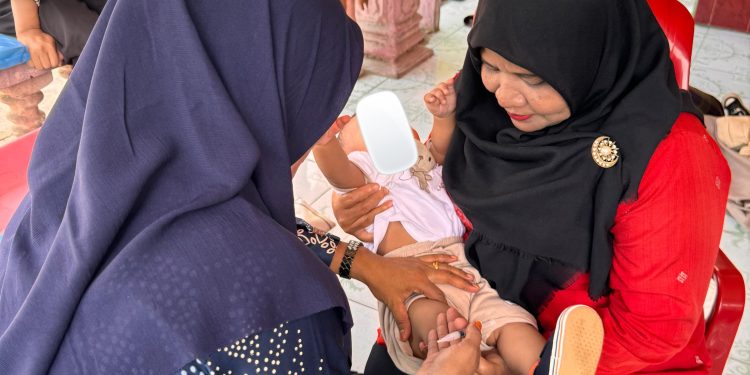 LP Labuhan Ruku Berikan Layanan Kesehatan Bagi Anak Balita Bawaan Warga Binaan
