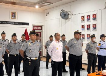 Lapas Labuhan Ruku Ikuti Apel Bersama Secara Virtual