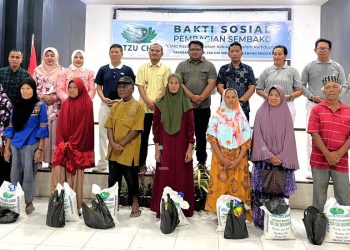 Yayasan Buddha Tzu Chi dan Wali Kota Tanjungbalai Bakti Sosial, Bagikan 1.000 Paket Sembako