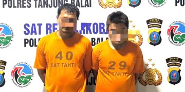 Dua Pengedar Sabu Diciduk Satres Narkoba Polres Tanjungbalai, Seorang Sembunyi Dalam Tong Air