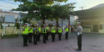 Wujudkan Kamseltibcarlantas, Polres Tanjungbalai Siaga di Jalan Sejak Pagi