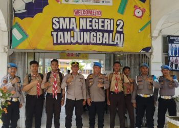 Polres Tanjungbalai Gelar Police Goes to School, Ingatkan Pelajar Jauhi Kenakalan Remaja
