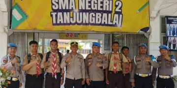Polres Tanjungbalai Gelar Police Goes to School, Ingatkan Pelajar Jauhi Kenakalan Remaja