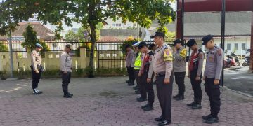 Jaga Toleransi dan Keamanan, Polres Tanjungbalai Monitoring Kebaktian Minggu