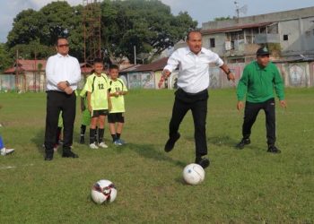 Wali Kota Tanjungbalai Buka Turnamen Sepak Bola Mini Milenial 2025