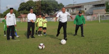 Wali Kota Tanjungbalai Buka Turnamen Sepak Bola Mini Milenial 2025