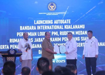 Bupati Asahan Serahkan Sertifikat Tanah ke Kanwil Ditjen PAS Sumut