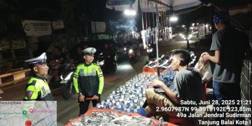 Polisi Imbau Pedagang Tertibkan Lapak Jualan di Area Kuliner Malam