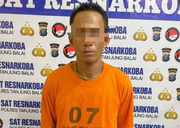 Miliki Narkoba, Warga Kelurahan Bunga Tanjung Nginap di Polres Tanjungbalai