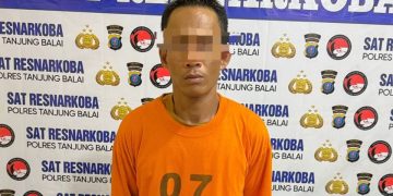 Miliki Narkoba, Warga Kelurahan Bunga Tanjung Nginap di Polres Tanjungbalai
