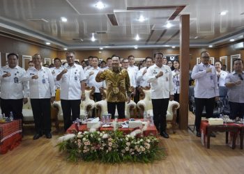 Kalapas Labuhan Ruku Hadiri Kunjungan Kerja Wamenko Bid Hukum Ham di Lapas Pematangsiantar