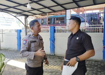 Sambangi Kantor BPJS KCP Tanjungbalai, Sat Binmas Ingatkan Waspadai Aksi Kriminal