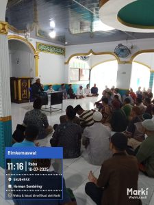 Warga Binaan di Lapas Labuhan Ruku Ikuti Tausiyah