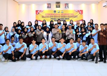 Polres Tanjungbalai Cek Kesehatan Relawan Makan Bergizi Gratis