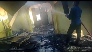 Rumah Warga di Palau Raja Asahan Terbakar