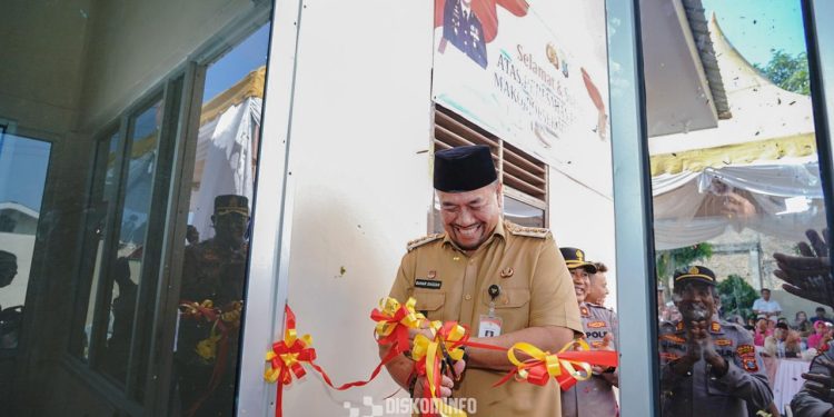 Bupati Batubara Hadiri Peresmian Renovasi Mapolsek Medang Deras