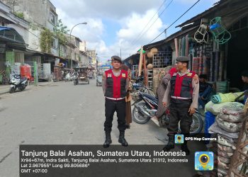 Cegah Premanisme, Polres Tanjungbalai Intensifkan Patroli Kota
