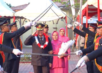 Masuki Purna Bhakti, Kapolres Tanjungbalai Lepas Kompol Ahmad Dahlan Panjaitan Dengan Rasa Haru