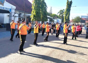 Polres dan Pemko Tanjungbalai Olahraga Bersama