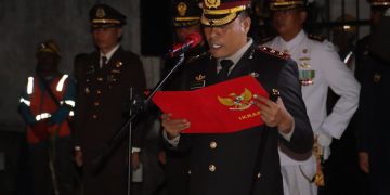 Kapolres Tanjungbalai Pimpin Apel Kehormatan dan Renungan Suci Peringatan HUT Ke-80 Kemerdekaan RI