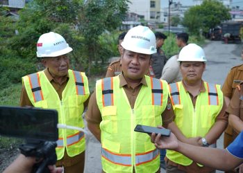 Wakil Bupati Asahan Tinjau Pelaksanaan Pemeliharaan Ruas Jalan Bernilai 5 Miliar