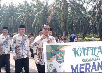 Kecamatan Meranti Ikuti Pawai Ta’aruf Festival Seni Qasidah Kabupaten Asahan