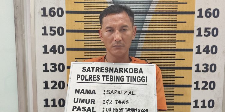Pengedar Sabu di Tebing Tinggi Diringkus Polisi