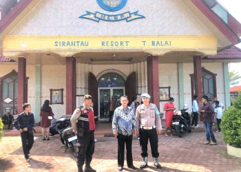 Ciptakan Rasa Aman Saat Beribadah, Polres Tanjungbalai Amankan Gereja