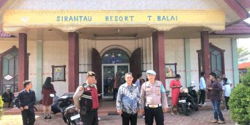 Ciptakan Rasa Aman Saat Beribadah, Polres Tanjungbalai Amankan Gereja