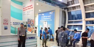 Pastikan Keamanan di Malam Hari, Sat Lantas Polres Tanjungbalai Gelar Blue Light Patrol