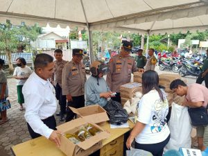 Polres Tebing Tinggi Bersama Satgas Pangan Gelar Gerakan Pangan Murah