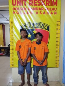 2 Pria Ini Tersangka Pencuri Sepedamotor di Kecamatan Rahuning Asahan