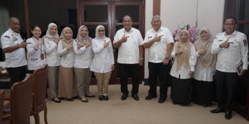 Bupati Asahan Terima Audiensi KPU, BPOM dan IWO Indonesia