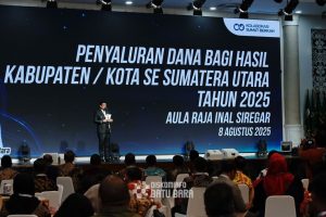 Bupati Batubara Hadiri Penyaluran DBH