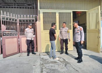 Semangat Kemerdekaan, Polsek Tanjungbalai Selatan Himbau Warga Pasang Bendera Merah Putih