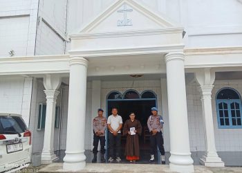 Polres Tanjungbalai Ciptakan Rasa Aman dan Nyaman Saat Berlangsung Ibadah di Gereja