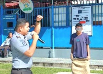 Jelang HUT Ke-80 RI, Warga Binaan Lapas Rantauprapat Ikuti Lomba Balap Karung