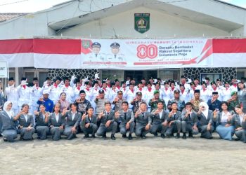 Camat Meranti Asahan Kukuhkan 40 Anggota Paskibra