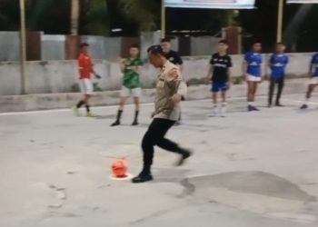 Kapolsek Kota Kisaran Hadiri Pembukaan Turnamen Futsal