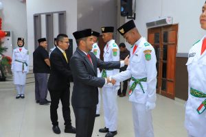 35 Paskibraka Kabupaten Labuhanbatu Utara Dikukuhkan