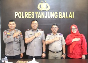 Kapolres Tanjungbalai Terima Audiensi dari BPN Kota Tanjungbalai