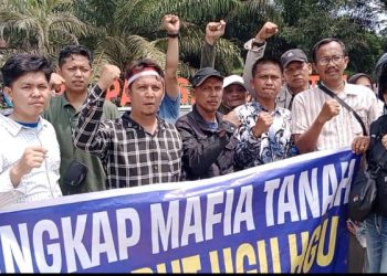 Ratusan Warga Teluk Dalam Demo PT Padasa