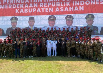 Ketua DPC Grib Jaya Asahan dan Anggota Hadiri Upacara HUT ke 80 Kemerdekaan RI